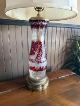 Nice Stag & Doe Bohemian Style 34 in. Tall Table Lamp