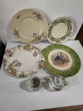 China Plates, Cream & Surgar