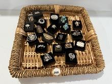 Costume Rings & Basket Tray