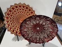 12 in. & 13 in. Turkish Silver Back Glass