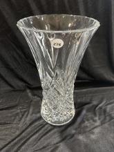Lead Crystal 12 in. Vase