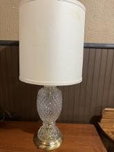Crystal 32 in. Table Lamp