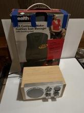 Radio & Cushion Seat Massager