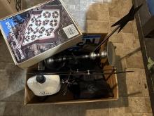 Dresdan Plate Quilt, Metal Displays, Etc.