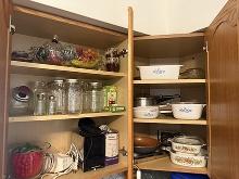 Baking Dishes, Toaster, Mixer, Fruit Jars, Measuring Cup and Misc.