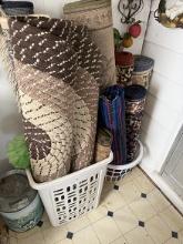 Various Rugs & Baskets