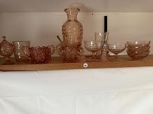 Pink Depression Glassware