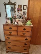 Chest of Drawers, Lamps & Various Misc.