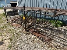 Steel 8 ft. Ladder Rack for Truck, Note Rebar Not Included