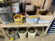 Various Buckets & Boxes of Nails