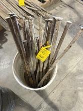 Misc. Bucket of Concrete Form Stakes