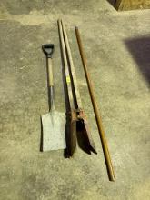 Post Jobbers, Handle, Flat Shovel