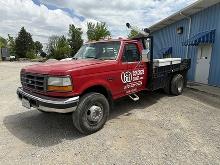 1996 Ford Super Duty, 2WD Dually, Reg. Cab, 7.3 Diesel, 5 Spd, 11 ft. Flatbed