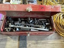 Assorted Sockets & Tool Box