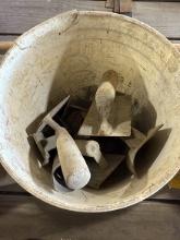 Bucket of Finishing Tools
