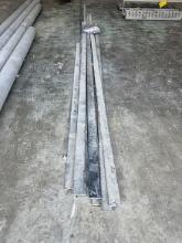 Pile of Flat Steel Bar Stock (2) 20 ft., (2) 10 ft., (1) 14 ft., (3) 9 ft, (1) 6 ft., (1) 4 ft.