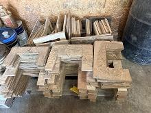 Pallet of Wood & Metal Spacers for Wood Curb Forms