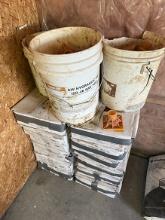 12 Boxes plus Buckets of Supestek #3 - #8 Rebar Safety Covers