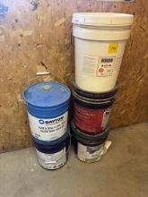 5 gal. Partial Buckets, Cure & Seal, Triact, Roof Tite, Bonding Agent