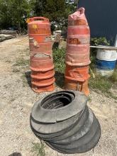 (7) Barrel Style Custom Cones