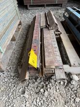 (9 X $) Steel 1 in. X 4 ft. Fillers, Plus Extra Pieces