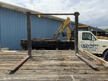 Universal 68 in. Wide Adjustable, 44 in. Pallet Forks, No Mounting Brackets For Loader Bucket