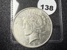 1925 Peace Dollar, XF