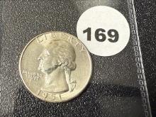 1951-D Washington Quarter, BU