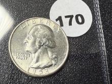1953 Washington Quarter, BU