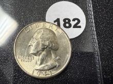1941 Washington Quarter, BU