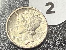 1916 Mercury Dime, FSB