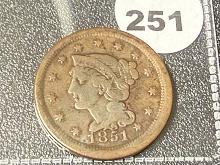 1851 Large Cent