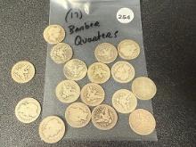 (17) Barber Quarters