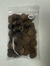 (200) Mixed Date Wheat Cents