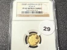2008-P Australia $15 Koala, NGC PF69 Ultra Cameo