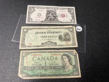 Canada, Japanese and Bimbo Note