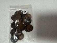Bag of 50 Indian Head Pennies