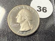 1989-S Proof Washington Cameo Quarter