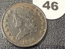1826 Half Cent, Strong Detail