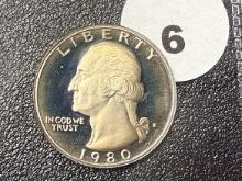 1980-S Proof Washington Cameo Quarter