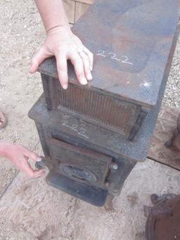 Canadiana Motif Rectangular Wood Stove
