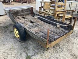 Apx. 4x8 Trailer w/ Tool Box No Title