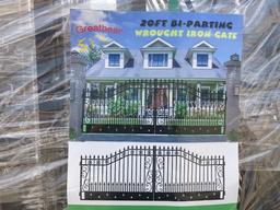 (1) New Greatbear 20' Bi-Parting Iron Gate