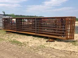 (1) Free Standing Cattle Fence Panel Apx. 24'
