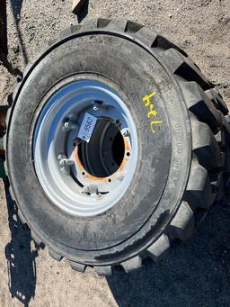 (2) 12.5/80-18 R4 Tires & Rims