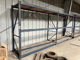 (2) Sections Of Blue Pallet Racking ( Racking Only Contents Sell Separate )