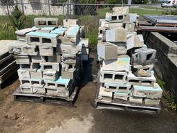 (4) Pallets Of Cement Block