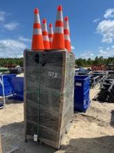 (250) NEW Safety Traffic Cones