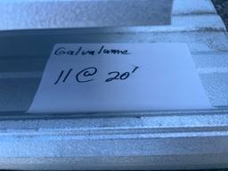 Apx (11) Sheets Of 20ft Galvalume Metal