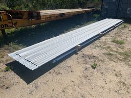 Apx (11) Sheets Of 20ft Galvalume Metal